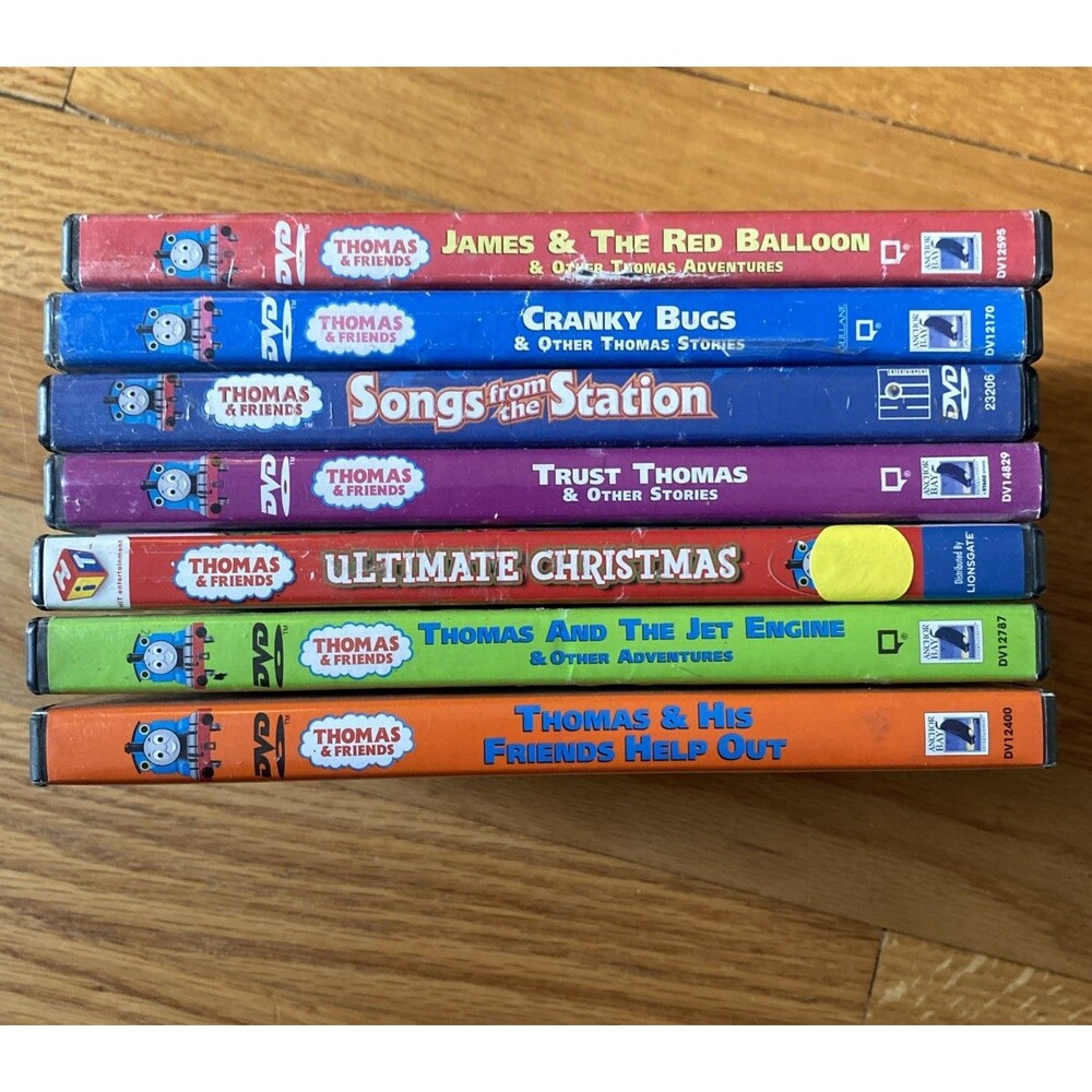 Thomas & Friends DVD Lot of 7 Thomas the Train Movie Collection Used